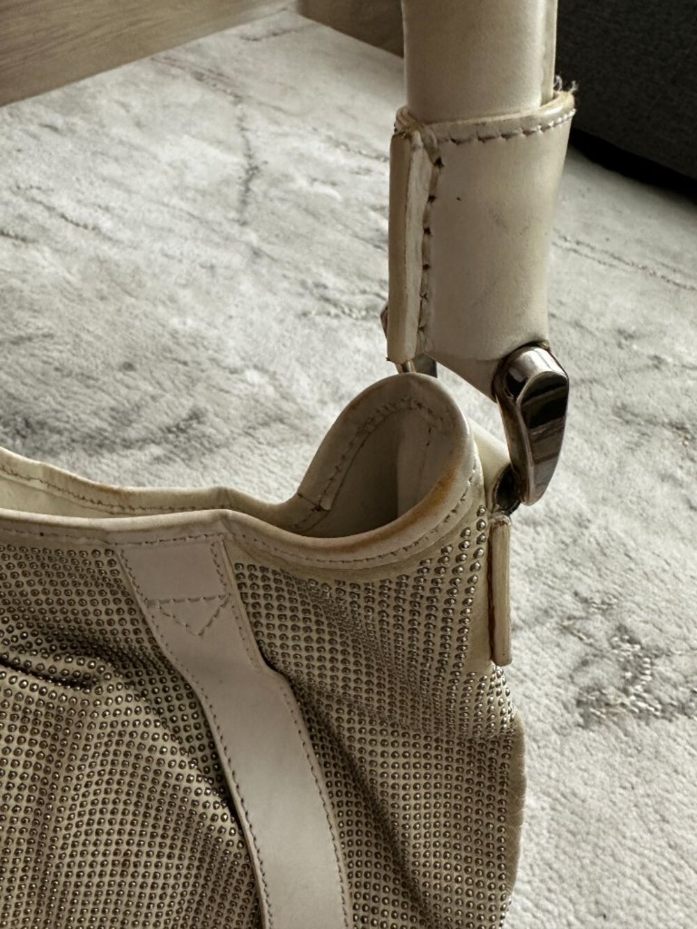 Burberry Prorsum Phoebe Studded Leather Hobo Bag - Picture 5 of 15